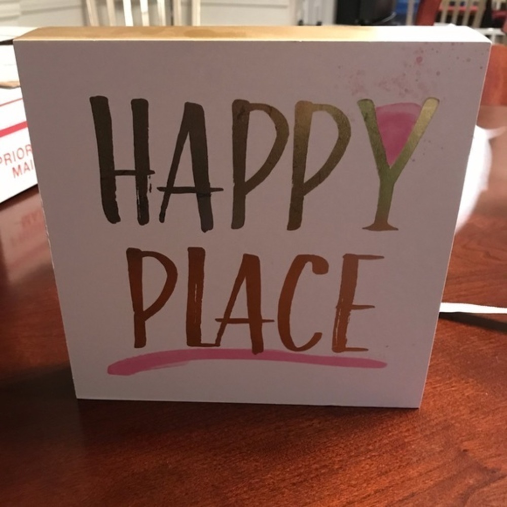 Happy Placeβ Wall /Table Plaque
